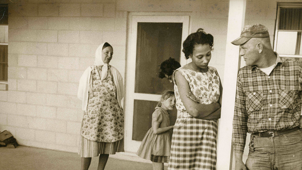 Mildred Loving, Peggy Loving and Richard Loving in "The Loving Story"