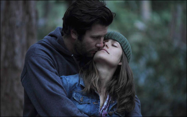 David Nordstrom and Megan Boone in a scene from Adele Romanski's film "Leave Me Like You Found Me"