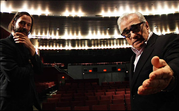 Keanu Reeves and Martin Scorsese in "Side by Side"