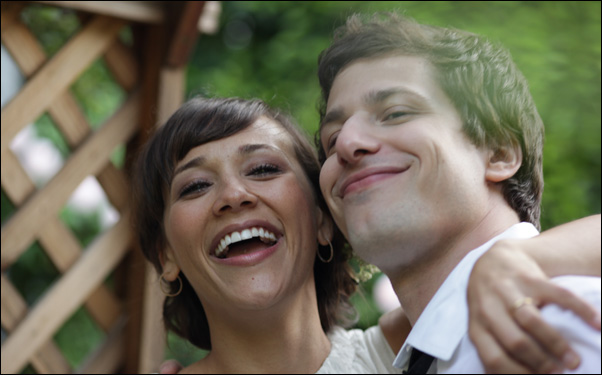 Rashida Jones and Andy Samberg in Lee Toland Krieger's film Celeste and Jesse Forever