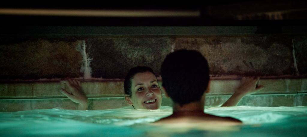 Melanie Lynskey and Christopher Abbott in a scene from Todd Louiso's "Hello I Must Be Going"