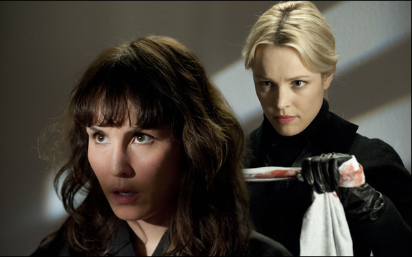 Noomi Rapace and Rachel McAdams in Brian DePalma's film "Passion"