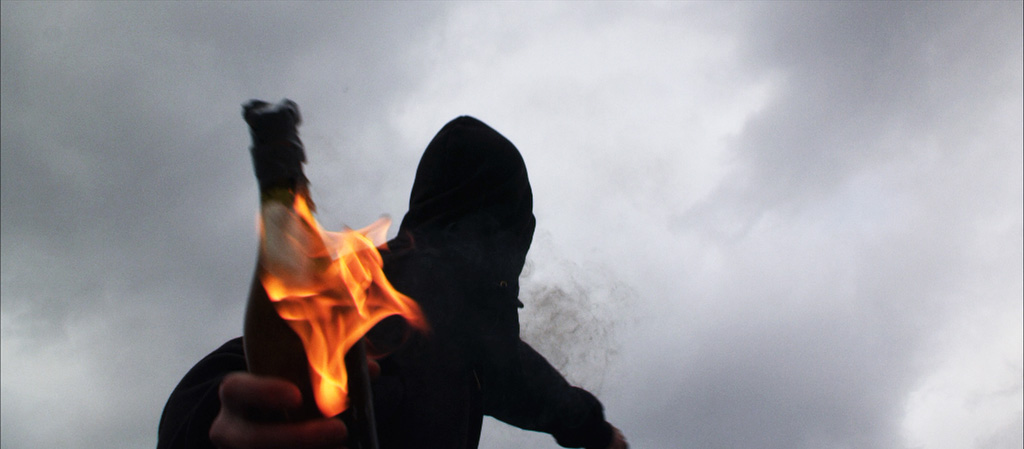 A scene from Jamie Meltzer's documentary Informant about Brandon Darby