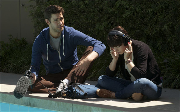 John Krasinski and Olivia Thirlby in Ry Russo Young's film "Nobody Walks"
