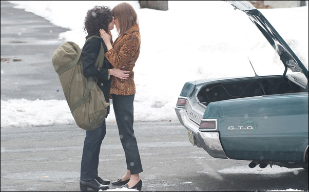 John Magaro and Bella Heathcote in David Chase's "Not Fade Away"
