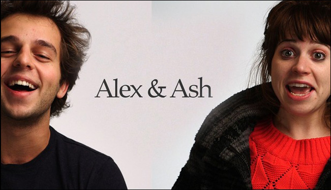 Ashley Rae Spillers and Alex Dobrenko in Steve Mims' film Alex & Ash