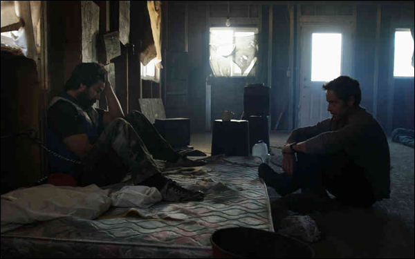 Vinny Curran and Peter Cilella in Aaron Moorhead and Justin Benson's film Resolution