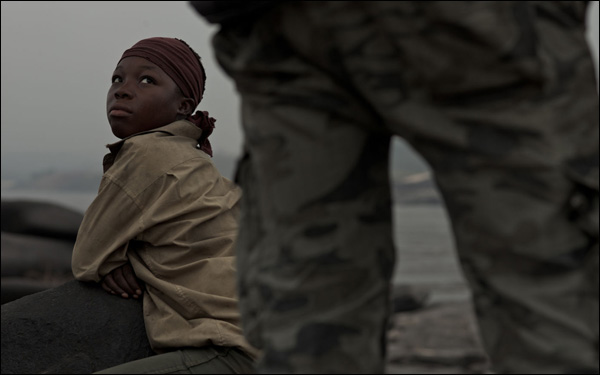 Rachel Mwanza in a scene from Kim Nguyen's film War Witch
