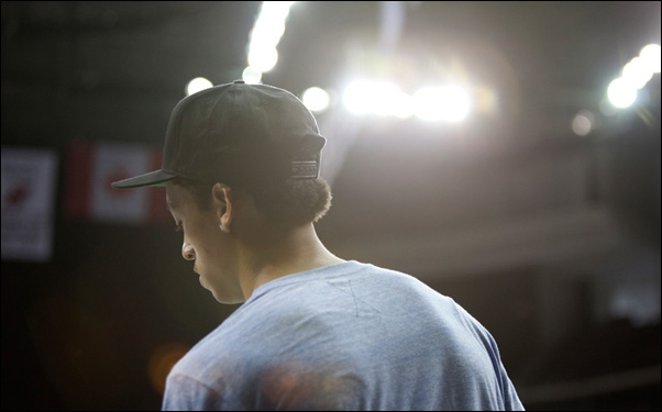Nyjah Houston in a scene from Adam Bhala Lough's film "The Motivation"