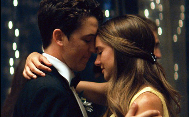 Miles Teller and Shailene Woodley dancing in a scene from James Ponsoldt's film "The Spectacular Now"