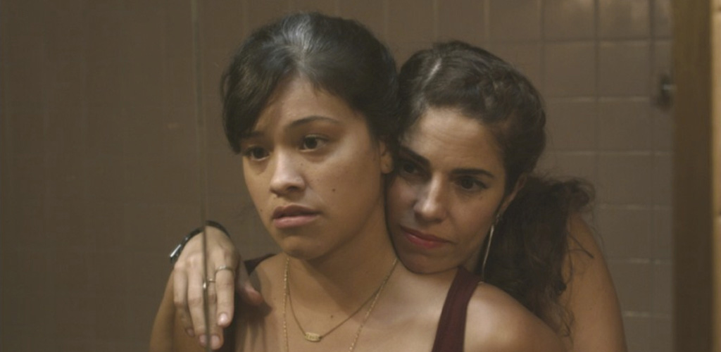 Gina Rodriguez and Ana Ortiz in Nicole Gomez Fisher's "Sleeping With the Fishes"