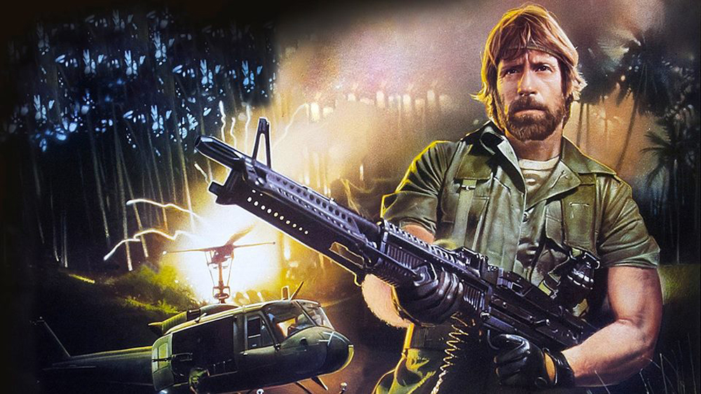 Chuck Norris in "Missing in Action" in "Electric Boogaloo"