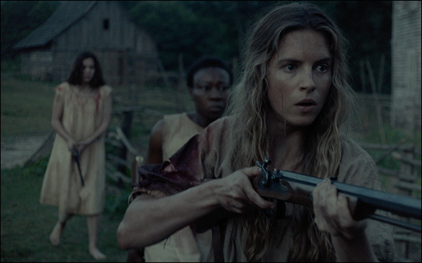 Hailee Steinfeld, Brit Marling and Muna Otaru in "The Keeping Room"