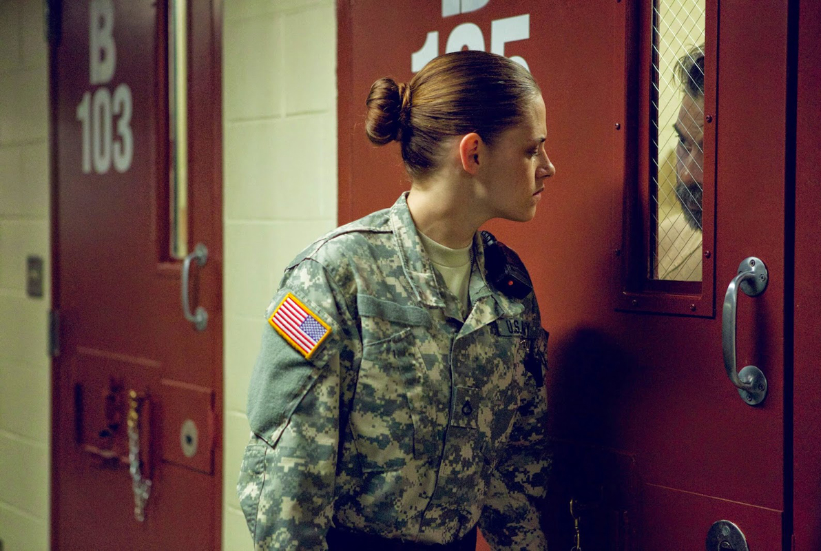 Kristen Stewart and Peyman Moaadi in "Camp X-Ray"