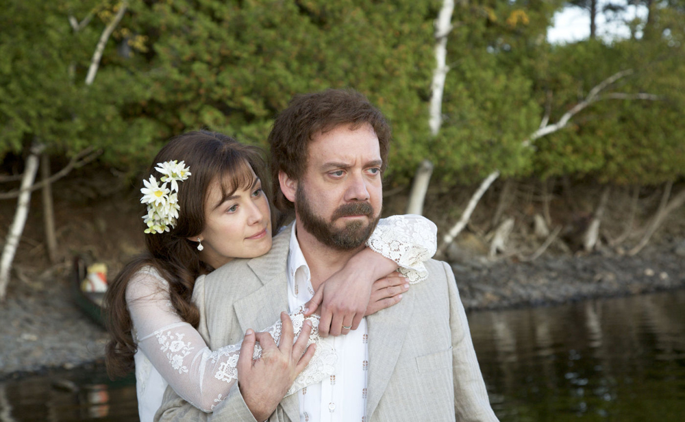 Rosamund Pike and Paul Giamatti in "Barney's Version"