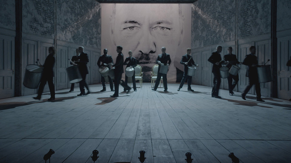 A scene from "Richard III" in Jeremy Whelehan's "Now: In the Wings on a World Stage"