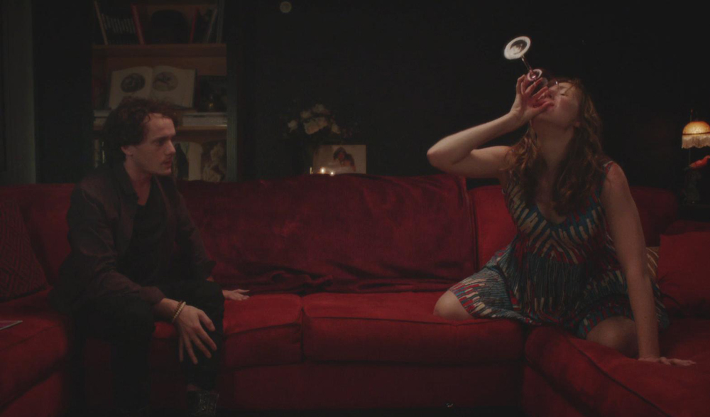 Kate Lyn Sheil and Anton Yelchin in "Kiss Kiss Fingerbang"
