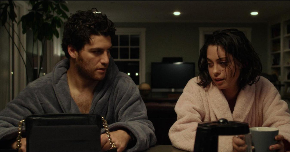 Adam Pally and Rosa Salazar in "Night Owls"