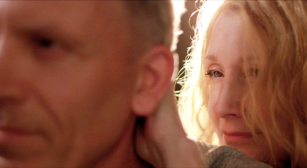 Patricia Clarkson and Aidan Devine in "October Gale"