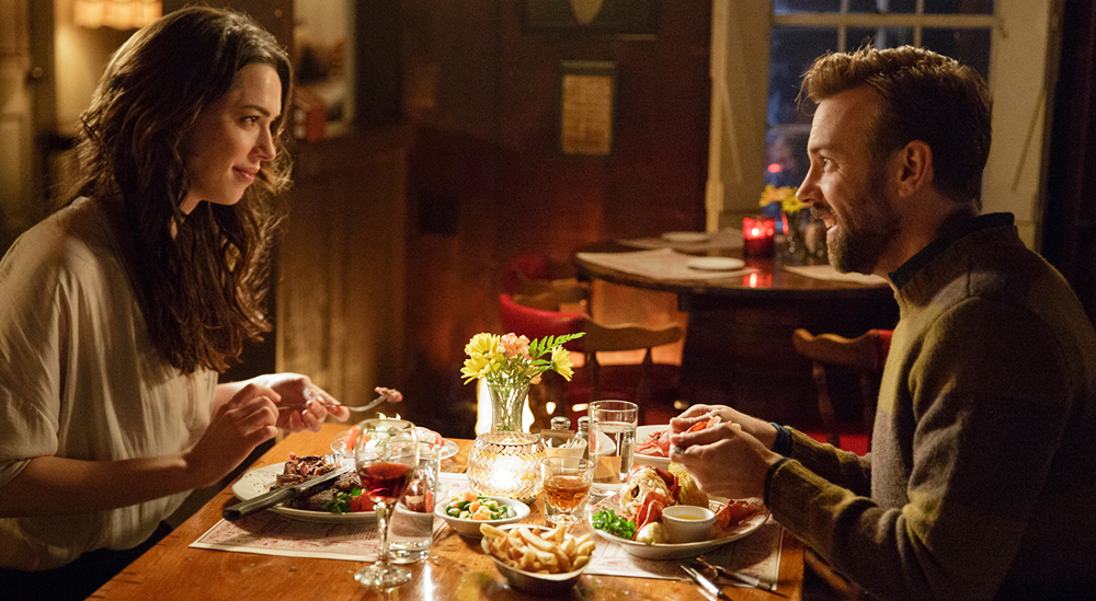 Rebecca Hall and Jason Sudeikis in "Tumbledown"