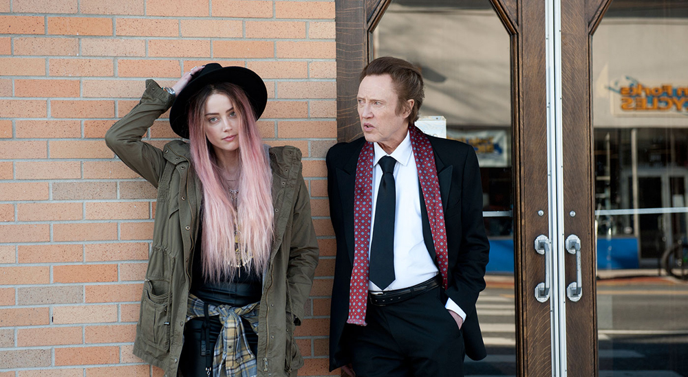 Amber Heard and Christopher Walken in "When I Live My Life Over Again"