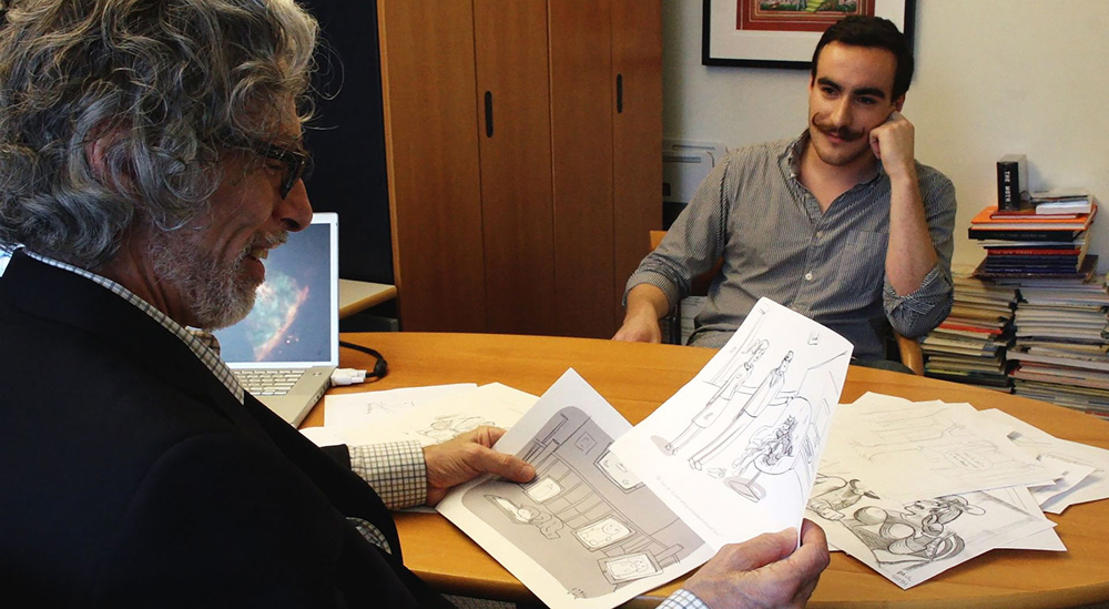 Bob Mankoff in a scene from "Very Semi-Serious"