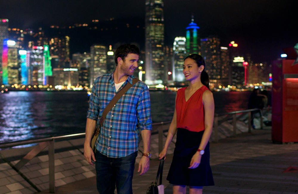 Jamie Chung and Bryan Greenberg in "It's Always Tomorrow in Hong Kong"
