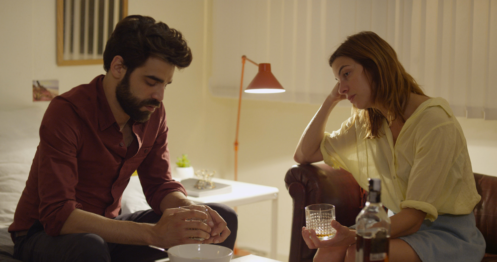 David Verdaguer and Natalia Tena in "10,000 KM (Long Distance)"