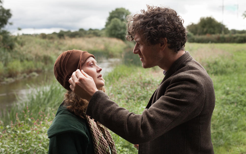 Simone Kirby and Barry Ward in "Jimmy's Hall"
