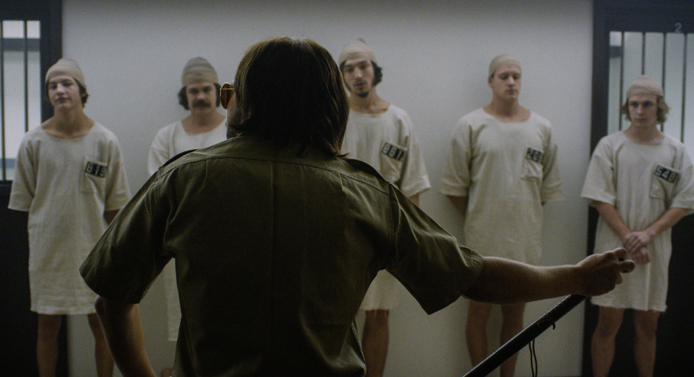 A scene from "Stanford Prison Experiment"