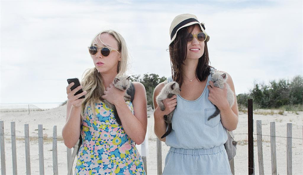 Clare McNulty and Bridey Elliott in "Fort Tilden"