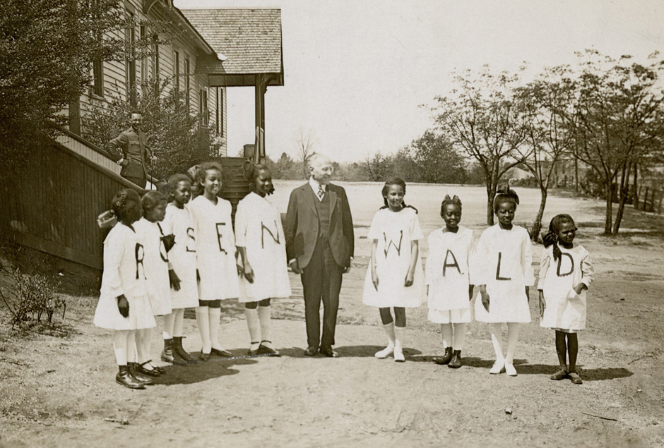 Julius Rosenwald in a scene from "Rosenwald"