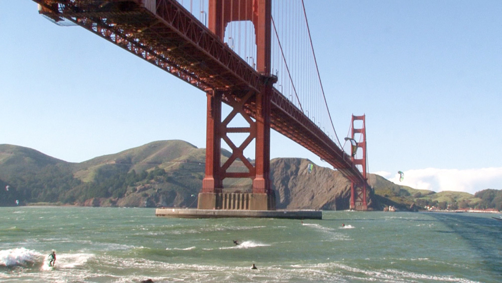 The Golden Gate Bridge in "San Francisco 2.0"