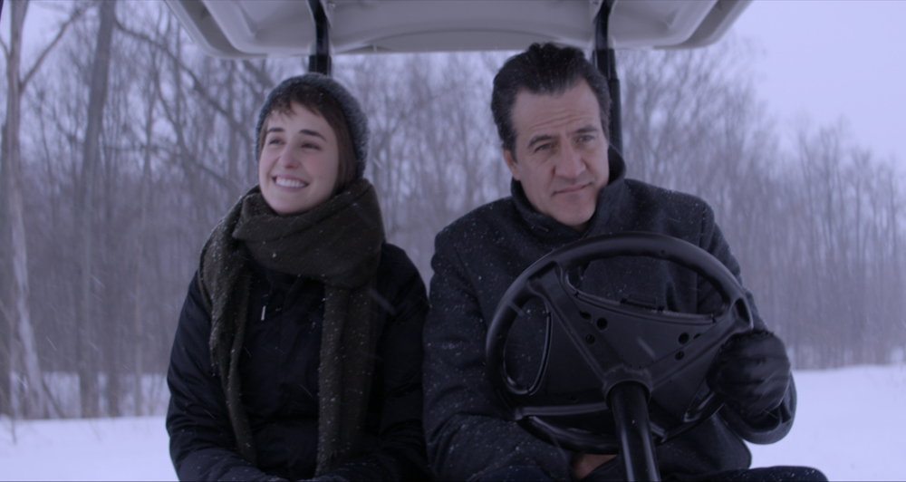 Joslyn Jensen and Ross Partridge in "The Middle Distance"