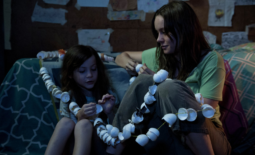 Jacob Tremblay and Brie Larson in "Room"