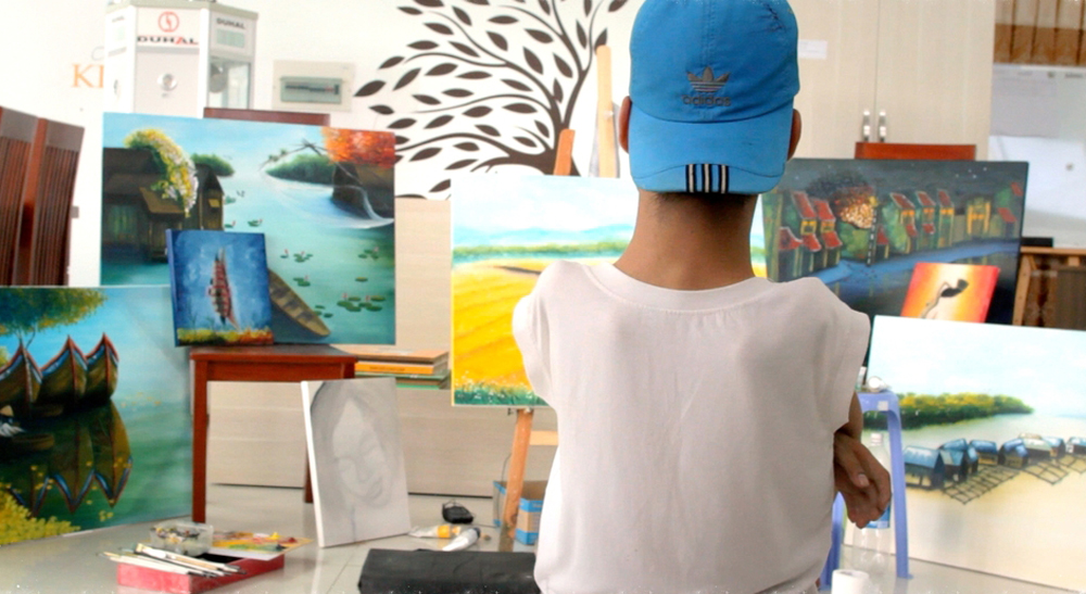Chau in Courtney Marsh's "Chau, Beyond the Lines"