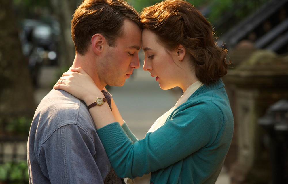 Emory Cohen and Saoirse Ronan in "Brooklyn"