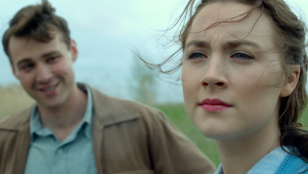 Saoirse Ronan and Emory Cohen in "Brooklyn"