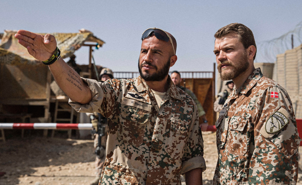Dar Salim and Pilou Asbaek in Tobias Lindholm's "A War"