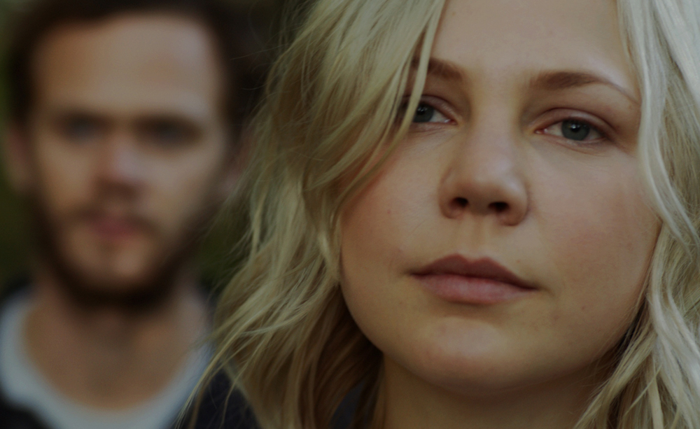 Adelaide Clemens and Joseph Cross in "The Automatic Hate"
