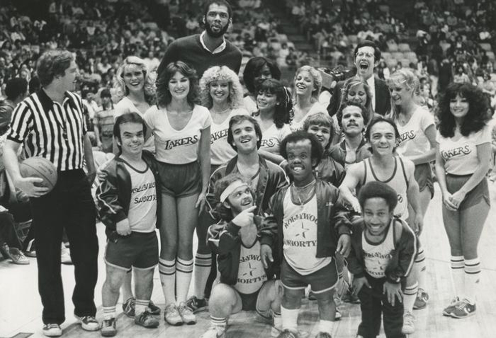 The Hollywood Shorties basketball team