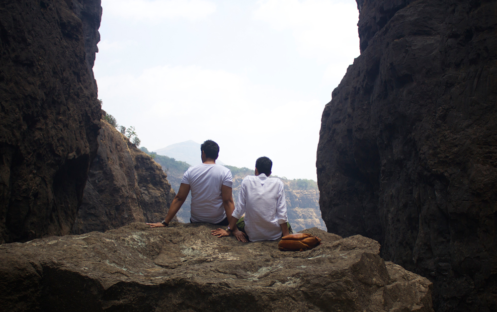 Dhruv Ganesh and Shiv Pandit in "Loev"