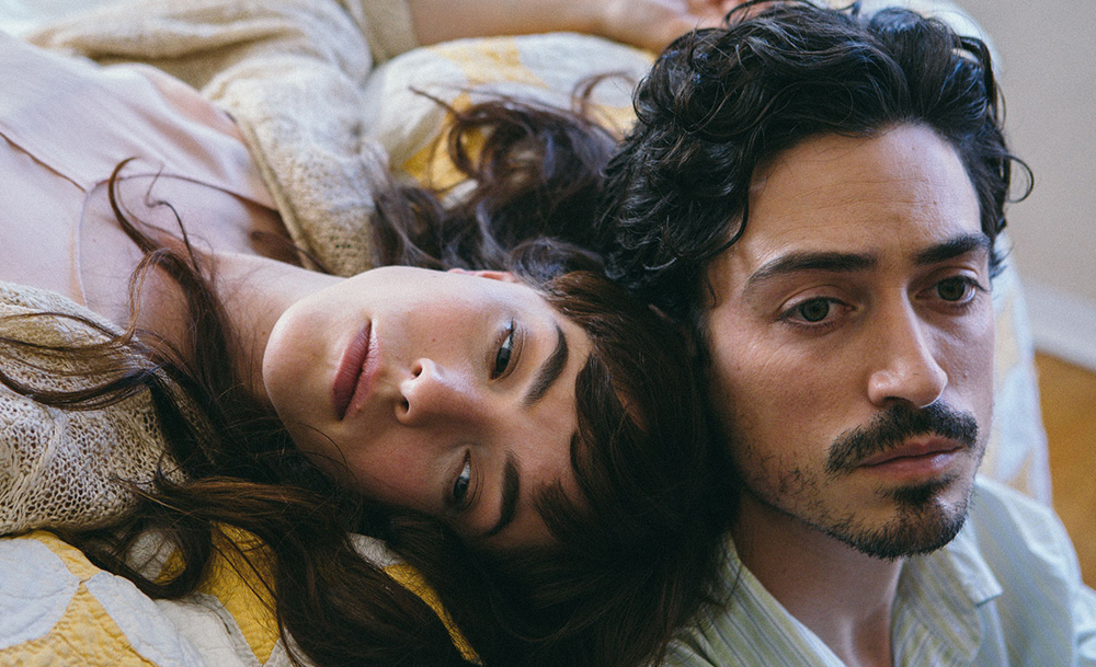 Olivia Thirlby and Ben Feldman in "Between Us"