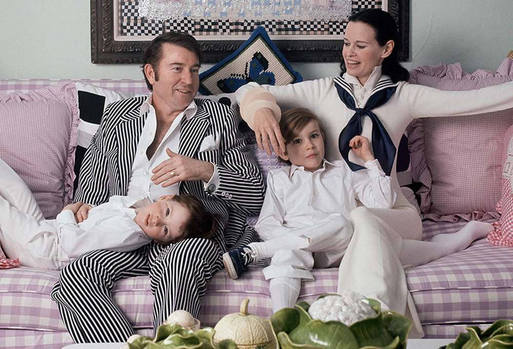 Wyatt Cooper, Anderson Cooper, Carter Cooper and Gloria Vanderbilt in "Nothing Left Unsaid"