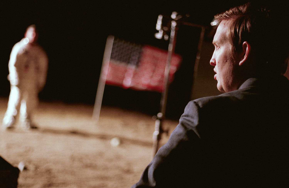A scene from Matt Johnson's "Operation Avalanche"