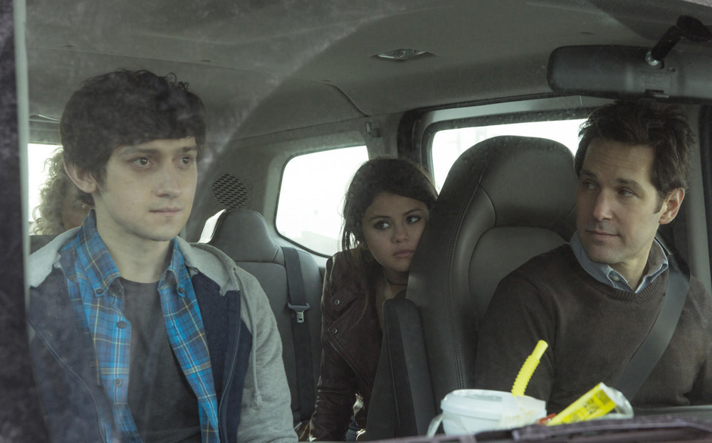Craig Roberts, Paul Rudd and Selena Gomez in "The Fundamentals of Caring"
