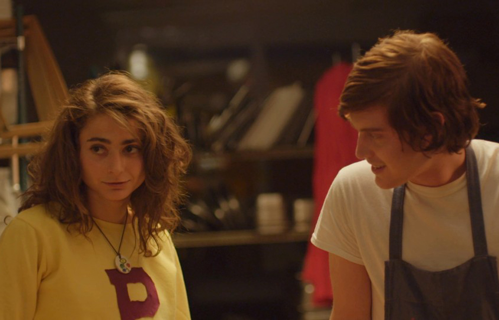 Alexi Pappas and Chase Offerle in "Tracktown"