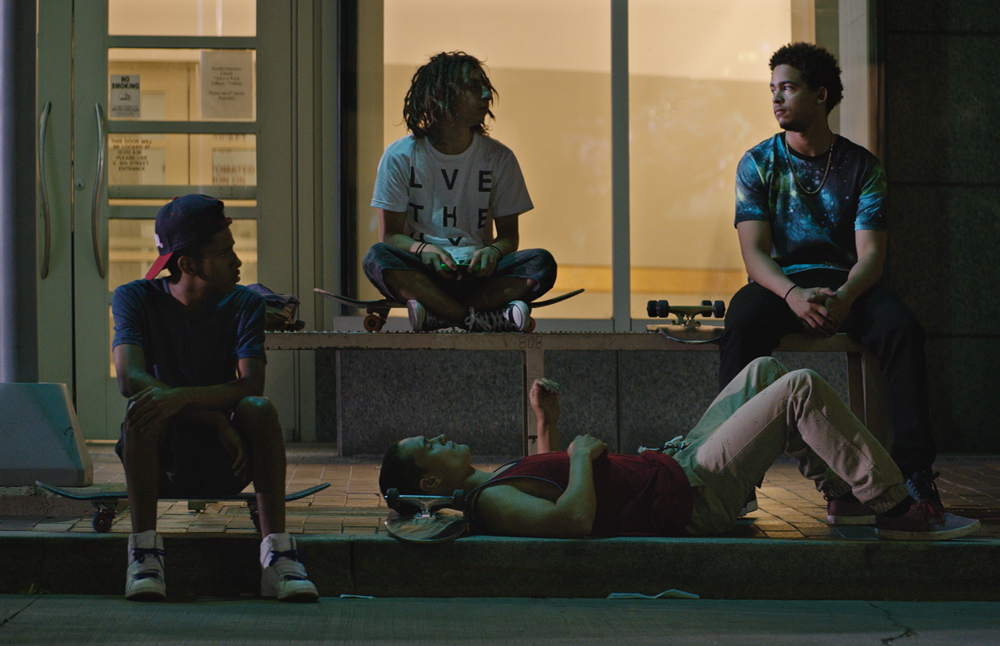 Jorge Lendeborg Jr., Moises Arias, Rafi Gavron, Ezri Walker in "The Land"