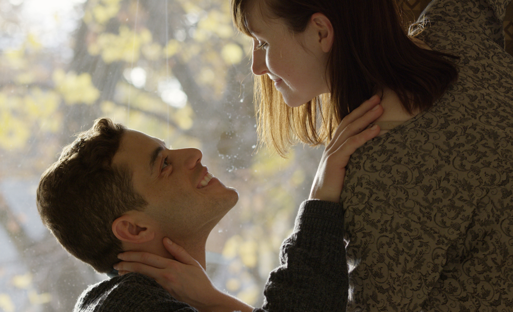 Rami Malek and Kate Lyn Sheil in "Buster's Mal Heart"