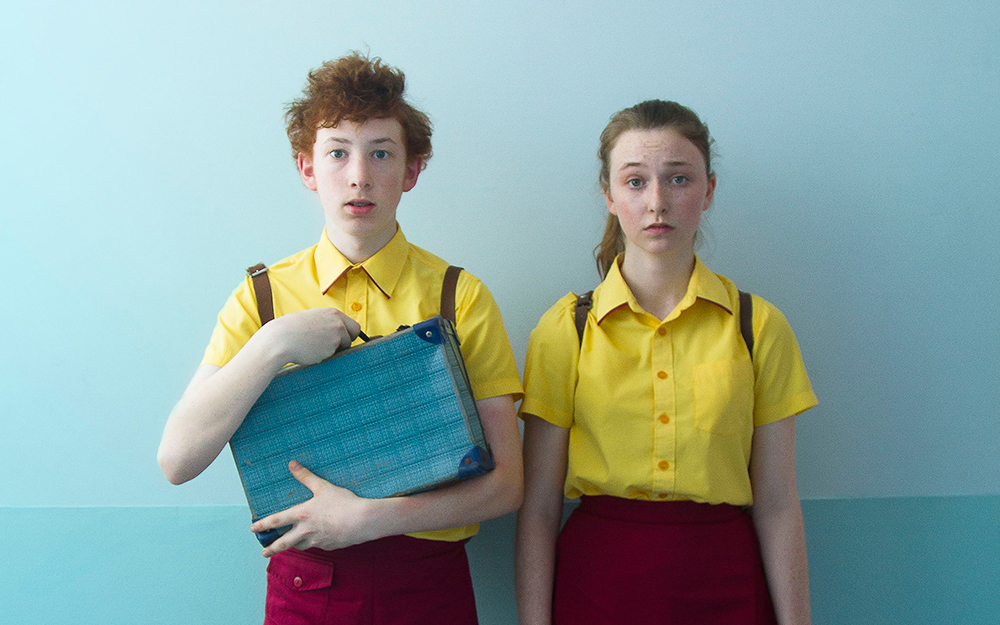 Bethany Whitmore and Harrison Feldman in "Girl Asleep"